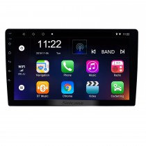 HD Touchscreen Android 10.0 9 Zoll Universal GPS Navigationsradio mit Bluetooth WIFI Unterstützung 1080P Video Lenkradsteuerung Spiegel Link