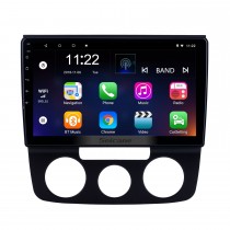 10,1 Zoll Android 13.0 GPS Navigatie radio für 2006-2010 VW Volkswagen Bora Manuelle Klimaanlage Mit HD Touchscreen Bluetooth-Unterstützung Carplay Rückfahrkamera