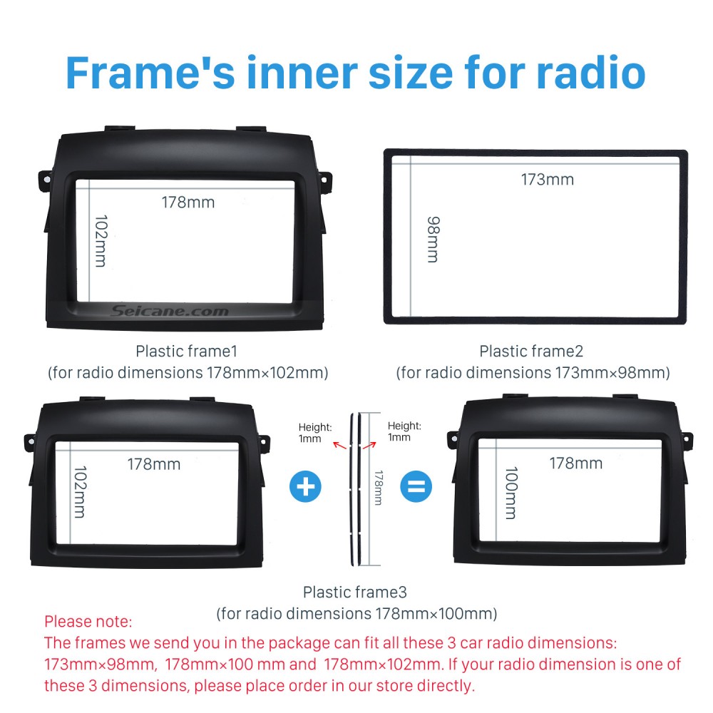 Ausgezeichnete 2 Din 2004 2010 Toyota Sienna Auto Radio