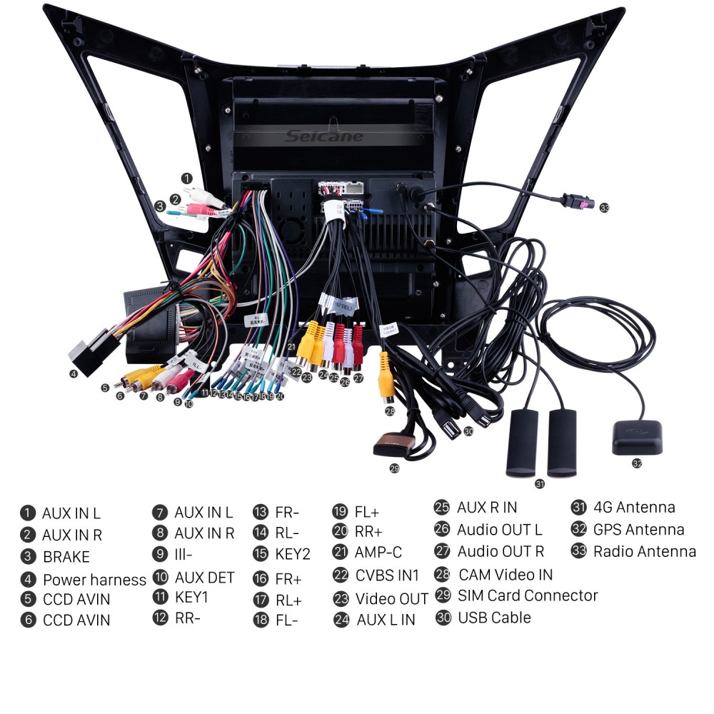 Auto-GPS-Navigation für 2011 2012 2013-2015 Hyundai Sonata
