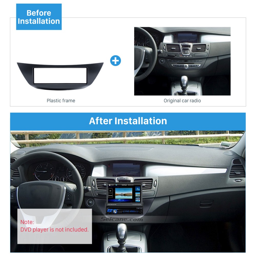 Top Qualitat 1din Autoradio Fascia Fur 2007 Renault Laguna In