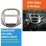 Doppel-Din-Autoradio-Blendschutzrahmen Dash Trim-Installationskit für 2018+ Daewoo Matiz Chevrolet Spark Baic Beat OEM-Stil