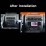 5 Zoll Android 12.0 HD Touchscreen Radio für 2003-2006 Jeep Wrangler mit GPS Navigationssystem DVR WIFI OBD2 Bluetooth Lenkradsteuerung Spiegelverbindung 1080P TV USB