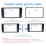 Schwarz Doppel-DIN 2002-2006 Audi A6 Autoradio Armaturenbretts Adapter DVD Rahmen Dash Installation Kit