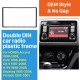 2 Din 178 * 102mm Schwarz Universal Autoradio Fascia für HONDA Automobil CD Trim Radio-Rahmen Refitting Car Kits