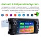 Android 9.0 Auto A/V DVD Navigationssystem für 2007-2013 Jeep Wrangler Unlimited mit Radio Spiegel-Verbindung 3G Wlan 1080P Rückfahr kamera OBD2