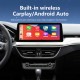 Android 12.0 Carplay 12,3 Zoll Full-Fit-Bildschirm für 2019 2020 2021 2022 Ford Focus GPS-Navigationsradio mit Bluetooth