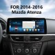 12,3 Zoll Android 12.0 für 2014 2015 2016 Mazda 6 Atenza Radio-GPS-Navigationssystem mit HD-Touchscreen, Bluetooth-Unterstützung, Carplay OBD2