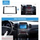 Schwarz Doppel-DIN 2010 KIA SORENTO Autoradio Fascia Trim Installieren Rahmen Autostereo Adapter Dash Kit