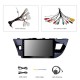 10,1 Zoll Android 13.0 Touchscreen Radio Bluetooth GPS Navigationssystem Für Toyota Corolla 11 2012-2014 2015 2016 E170 E180 Unterstützung TPMS DVR OBD II USB SD WiFi Rückfahrkamera Lenkradsteuerung HD 1080P Video AUX