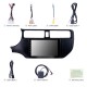 Android 13.0 9-Zoll-Touchscreen-GPS-Navigationsradio für 2012-2014 Kia Rio LHD Kia Rio EX mit Bluetooth USB WIFI AUX-Unterstützung Rückfahrkamera Carplay SWC TPMS