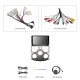 9 Zoll Einfache Installation für 2006-2016 TOYOTA RUSH / DAIHATSU TERIOS Auto-Stereo-Lenkradsteuerungsunterstützung Rückfahrkamera