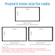 Überlegene 2Din 2005+ Mazda Verisa Autoradio Fascia Dash DVD-Player Installation Rahmen Panel kit Dash Mount Adapter