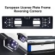 170 Degree HD Weitwinkel Großansicht Nachtsicht Wasserdicht Universal European License Plate Rearview Backup Kamera Auto Parkplatz Reversing Assistance System