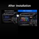 9 Zoll Android 11.0 GPS-Navigationssystem Radio Für 2014-2016 Honda Fit Support DVD-Player Fernbedienung Bluetooth Touchscreen TV-Tuner