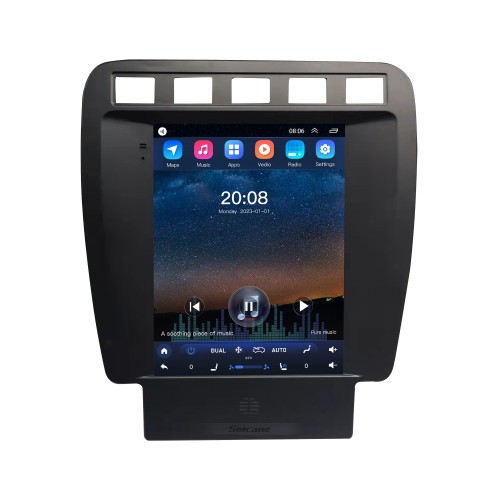 9,7" Tesla Touchscreen Car Stereo para Porsche Cayenne Radio 2003-2010 Android Auto Carplay Upgrade com Sistema de Navegação
