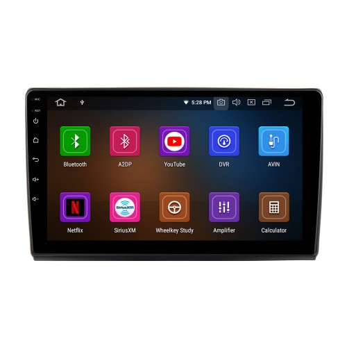 Tela sensível ao toque HD de 9 polegadas para 2006+ FIAT BRAVO player multimídia para carro estéreo com suporte a Bluetooth Wifi 1080P player de vídeo