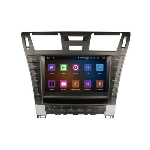 HD Touchscreen de 10,1 polegadas Android 13.0 para 2010 2011-2013 TOYOTA Crown Rádio Sistema de navegação GPS Bluetooth Carplay com suporte para câmera de backup