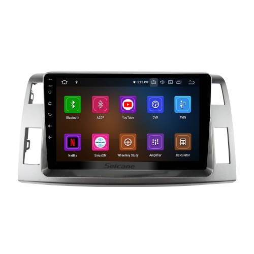 Navegação GPS de carro Android de 10,1 polegadas para Toyota Previa/Estima/Tarago LHD 2006 com tela sensível ao toque Bluetooth Suporte 1080P Video Player TV digital