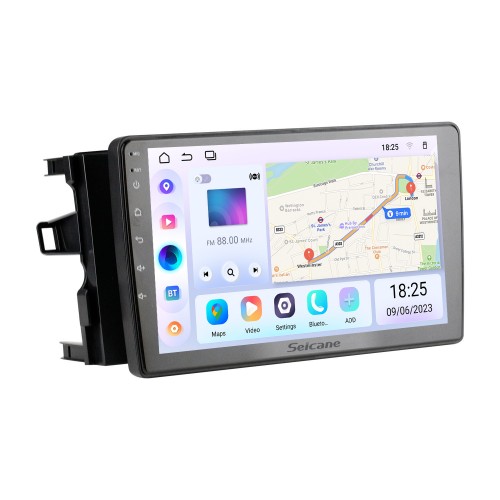Android 13.0 HD Touchscreen 9 polegadas para 2006 2007-2011 TOYOTA AURIS Rádio Sistema de Navegação GPS com suporte a Bluetooth Carplay Câmera Traseira