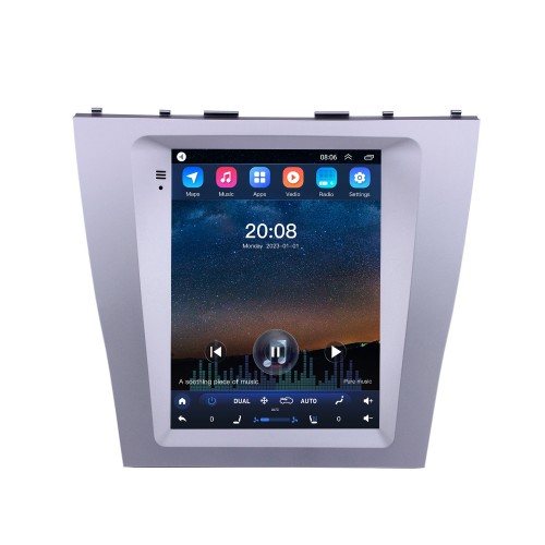 OEM 9.7 polegadas Android 10.0 2008-2012 Toyota Camry GPS Navegação Rádio com HD Touchscreen Bluetooth WIFI suporte TPMS Carplay DAB +