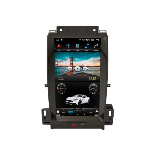 Rádio de navegação GPS com tela sensível ao toque HD Android 10.0 de 9,7 polegadas para 2014 2015 2016-2018 FORD TOUMEO COURIER / TRANSIT COURIER LOW-END com suporte para Bluetooth Carplay Câmera TPMS AHD