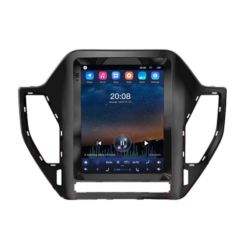 Android 10.0 9.7 polegadas hd touchscreen para 2015-2017 hawtai santafe sistema de navegação gps de rádio com wi-fi suporte bluetooth carplay dvr tpms câmera de backup