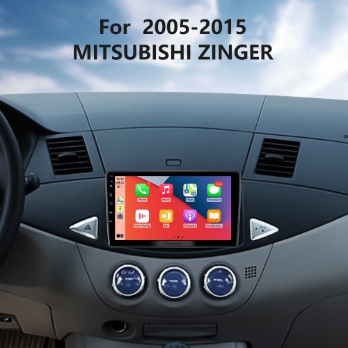 OEM Android 13.0 para 2005-2015 MITSUBISHI ZINGER Rádio com Bluetooth 9 polegadas HD Touchscreen Sistema de navegação GPS Suporte para Carplay DSP