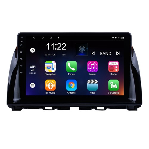 10.1 polegadas 1024 * 600 Touch Screen Android 13.0 Rádio de carro para 2012-2015 Mazda CX-5 com sistema de áudio de navegação GPS Bluetooth 3G WIFI USB DVR Espelho link 1080P Vídeo