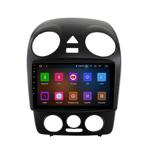 Sistema estéreo de carro bluetooth para 2010 Volkswagen Beetle GPS de navegação com suporte bluetooth Carplay câmera AHD