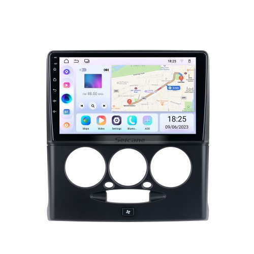 9 polegadas Android 13.0 para 2015-2018 Sepah Pride Manual A / C Rádio Sistema de navegação GPS com tela sensível ao toque HD com suporte para Bluetooth Carplay OBD2