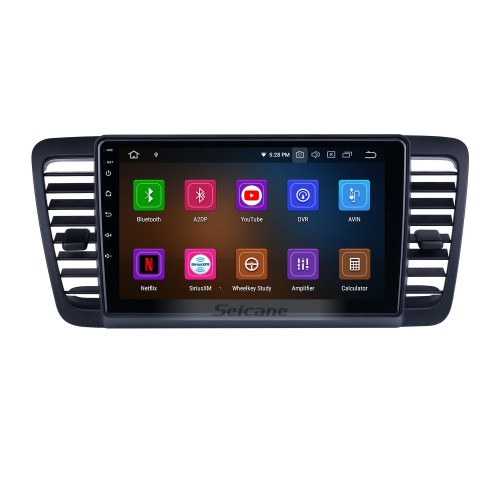 Tela sensível ao toque hd 9 polegadas para 2004 2005 2006-2009 subaru legado/liberdade rádio android 13.0 sistema de navegação gps bluetooth carplay suporte dsp tpms