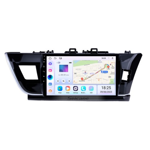 10.1 polegadas hd touchscreen rádio sistema de navegação gps para 2014 Toyota Corolla rhd suporte bluetooth controle volante tela sensível ao toque wi-fi carplay