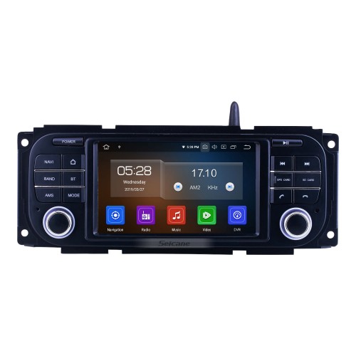 OEM Android 11.0 para 2004-2008 Chrysler 300C Radio com Bluetooth HD Touchscreen Sistema de navegação GPS com suporte para DVR