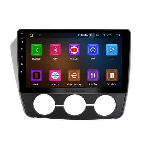 Tela sensível ao toque hd 9 polegadas android 13.0 para mitsubishi v3 lingyue lhd 2015-2018 sistema de navegação gps de rádio bluetooth carplay suporte câmera de backup