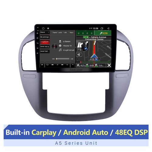 Rádio OEM 10.1 polegadas Android 10.0 para 2008-2014 Fxauto LZLingzhi Bluetooth HD Touchscreen GPS Navegação AUX USB com suporte Carplay DVR OBD Câmera retrovisor