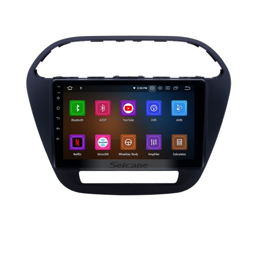 HD Touchscreen 2019 Tata Tiago / Nexon Android 13.0 9 polegadas Navegação GPS Rádio Bluetooth AUX Suporte a Carplay Câmera traseira DAB + OBD2