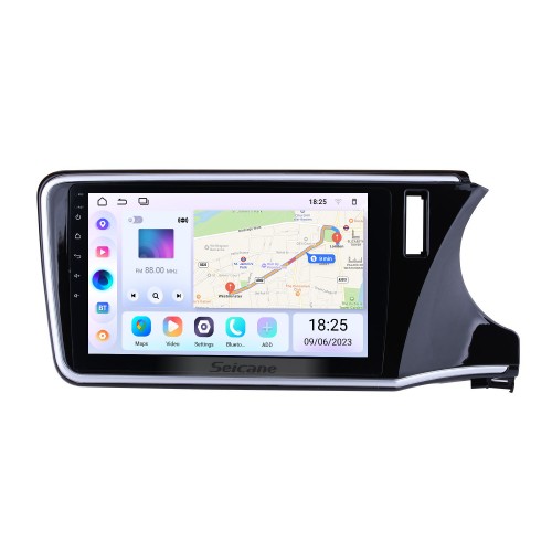 10,2 polegadas 1024 * 600 Touch Screen Android 5.0.1 2014 2015 Honda City Radio com 4G WIFI Bluetooth Música câmera de segurança Digital Steering Wheel Control TV USB OBD2 TPMS