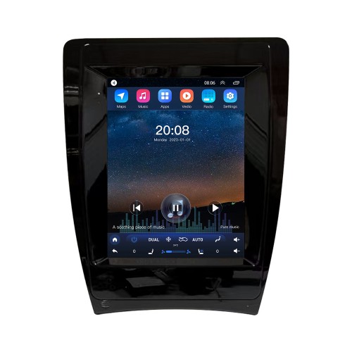 Android 10.0 9.7 polegadas para rádio AUDI A3 2008-2012 com tela sensível ao toque HD Sistema de navegação GPS com suporte para Bluetooth Carplay TPMS