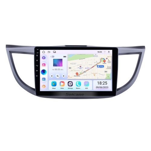 10,1 polegadas Android 13.0 para 2011 2012 2013 2014 2015 Honda CRV Radio HD Tela sensível ao toque GPS Sistema de navegação com suporte Bluetooth Carplay TPMS