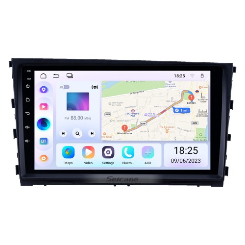 Android 14.0 9 polegadas hd touchscreen rádio de navegação gps para 2013 hyundai mistra com bluetooth usb wifi aux suporte câmera de backup carplay swc