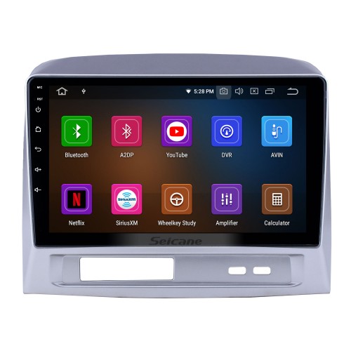 9 polegadas 2004 Toyota Vios Android 12.0 Navegação GPS Rádio Bluetooth HD Tela sensível ao toque AUX Carplay Música suporte 1080P Vídeo TV Digital Câmera traseira