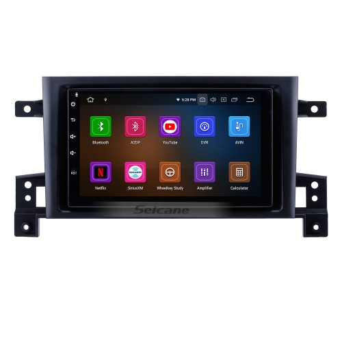 Sistema de rádio automotivo com tela sensível ao toque Android 13.0 HD de 7 polegadas para Suzuki Grand Vitara 2005-2021 com DSP Carplay Bluetooth GPS Navigation