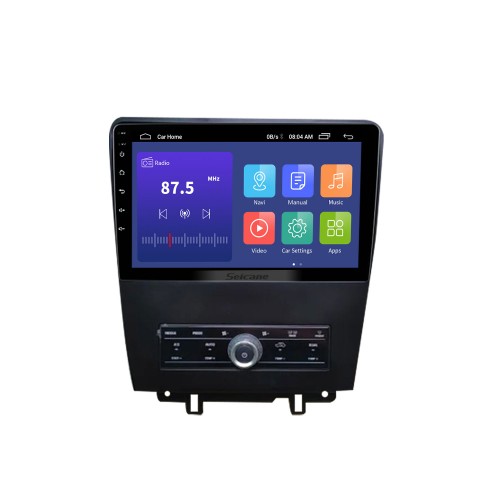 Rádio de reposição para 2010 Ford Fusion com sistema Android 10 Tela sensível ao toque de 9 polegadas Carplay Suporte Bluetooth Sistema de navegação Câmera retrovisora 4G Net