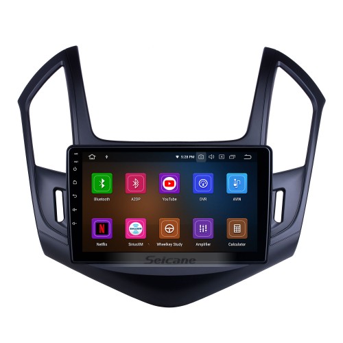Para 2013 Chevy Chevrolet Cruze Rádio 9 polegadas Android 13.0 HD Touchscreen Bluetooth com Sistema de Navegação GPS Suporte Carplay Câmera de backup