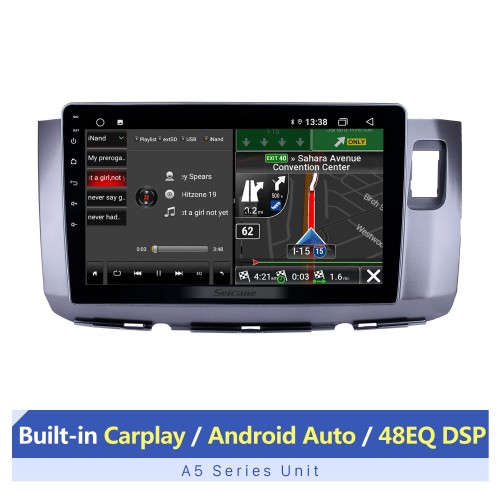 Rádio de navegação GPS de 10,1 polegadas Android 13.0 HD com tela sensível ao toque para Perodua Alza 2010 com suporte Bluetooth USB AUX Carplay TPMS