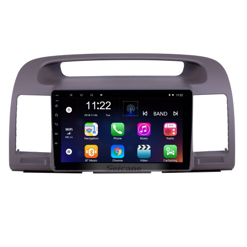 HD Touchscreen 9 polegadas Android 13.0 GPS Navegação Rádio para 2000-2003 Toyota Camry com suporte Bluetooth AUX Carplay DAB + OBD
