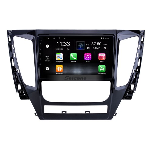 9 polegada Android 14.0 para 2015 2016 2017 Mitsubishi Pajero Sport Radio Sistema de Navegação GPS Com HD Touchscreen Suporte Bluetooth Carplay DVR