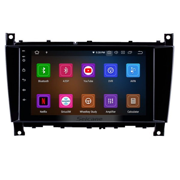 Rádio de navegação GPS Android 13.0 de 8 polegadas para 2005-2007 Mercedes-Benz Classe G W467 G550 G500 G400 G320 G270 G55 com HD Touchscreen Suporte para Bluetooth Carplay Bluetooth Link de espelho SWC