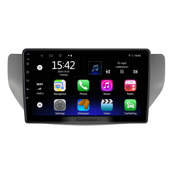 9 polegadas Android 13.0 para FAW SENIA S80 M80 2017 HD Touchscreen Rádio GPS Sistema de navegação com suporte Bluetooth Carplay OBD2 DVR 3G WiFi Controle de volante